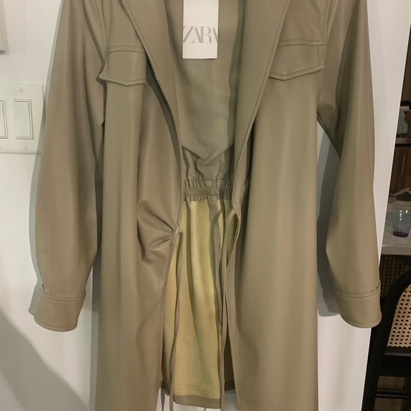 Faux leather blazer dress - Zara - Picture 6 of 8